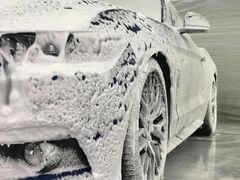 Stage 2 of project Mustang. This received a decontamination wash to remove all dealer ship